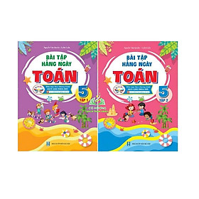 Sách - Combo Bài tập hàng ngày toán 5 - tập 1 + 2 ( Cánh diều )