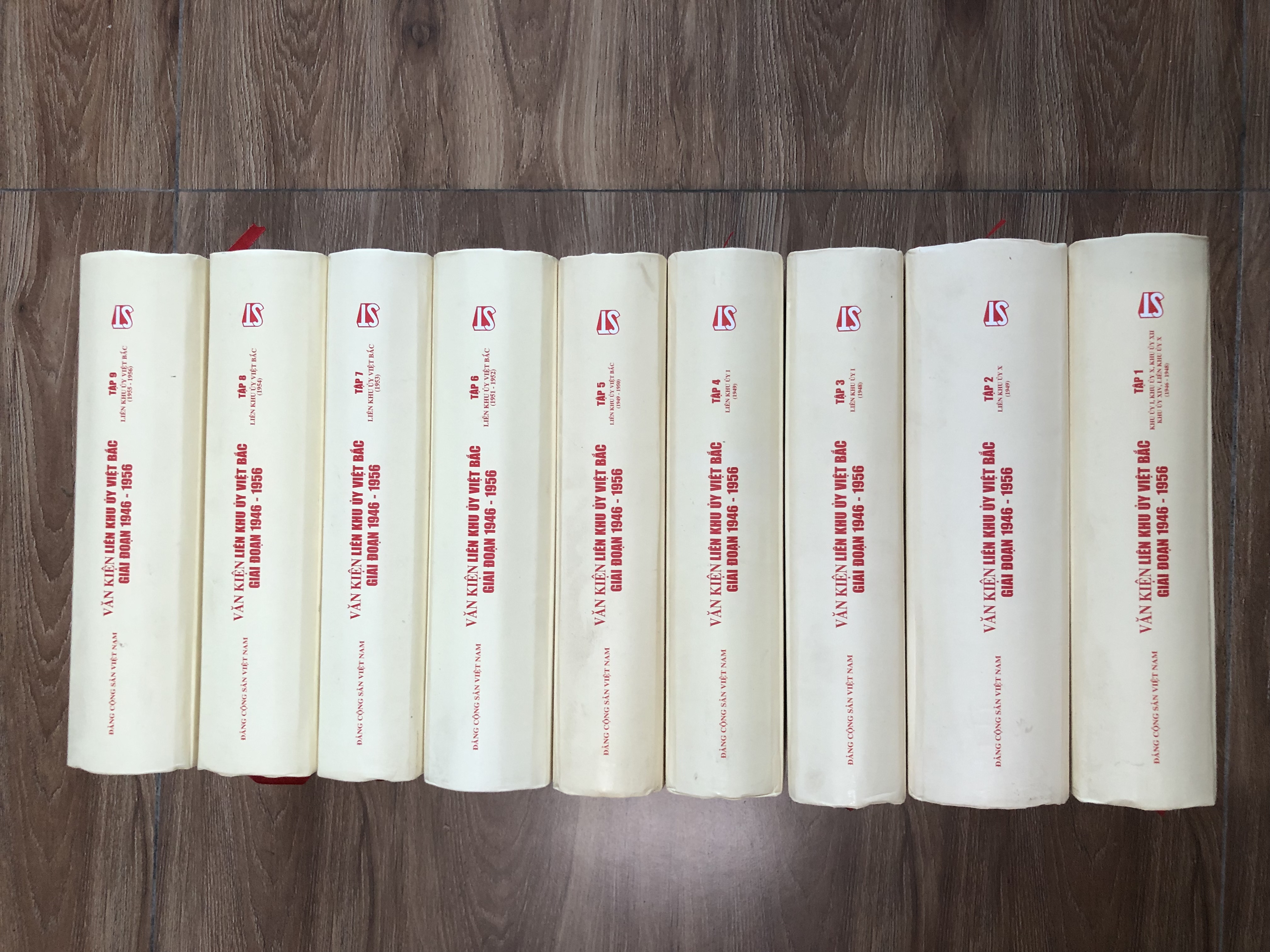 (Bìa cứng) Văn kiện Liên khu uỷ Việt Bắc 1946-1956 (trọn bộ 9 tập)