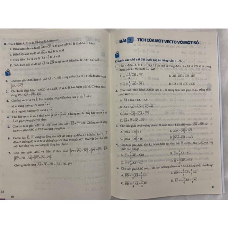 Sách - Bài tập Toán cơ bản và nâng cao lớp 10 ( tập 1 + tập 2)