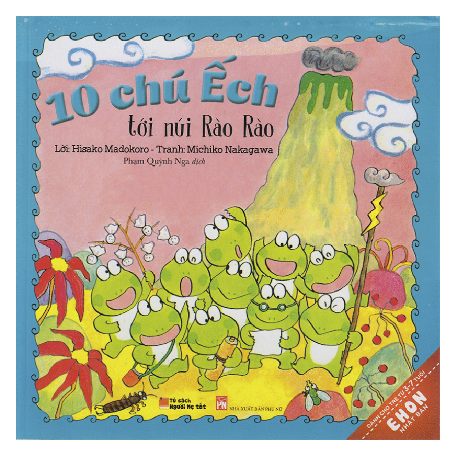 Combo Truyện Ehon Nhật Bản - 10 Chú Ếch (Bộ 1)