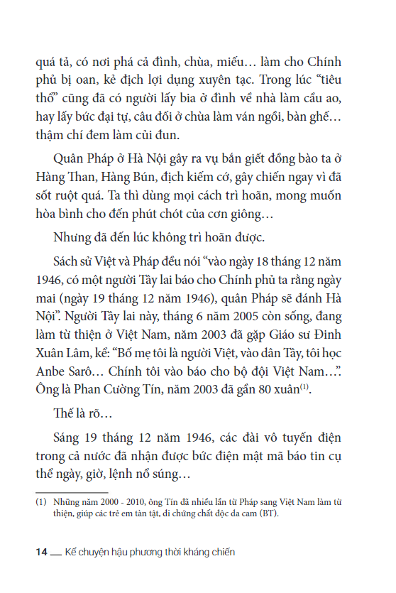Kể Chuyện Hậu Phương Thời Kháng Chiến
