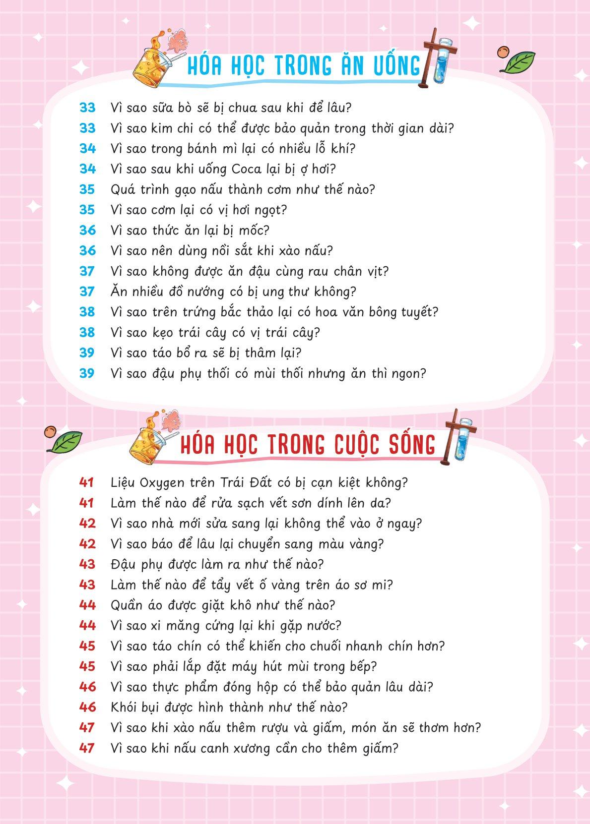 Hóa Học Vui Nhộn - Những Câu Hỏi Vì Sao Về Hóa Học