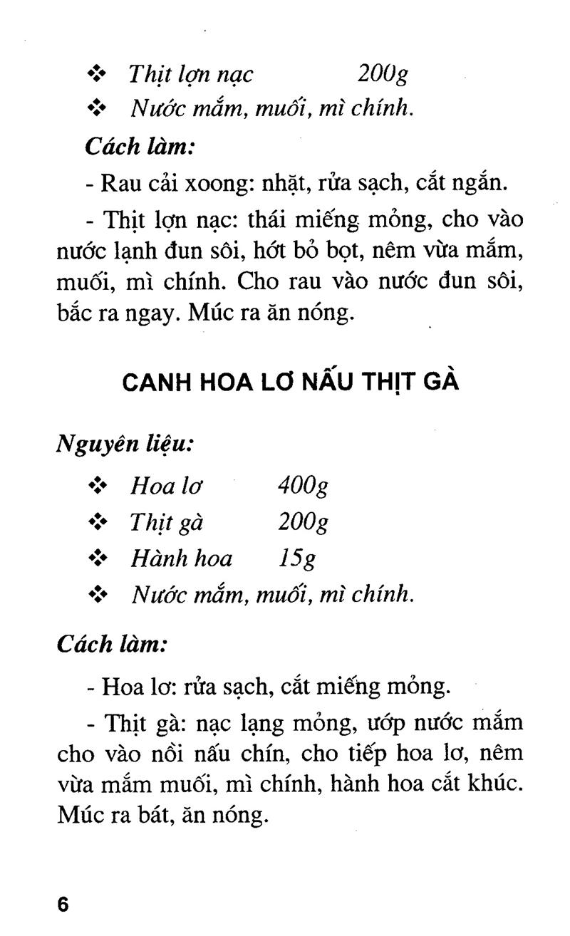 Các Món Canh Ngon (Tái Bản 2016)