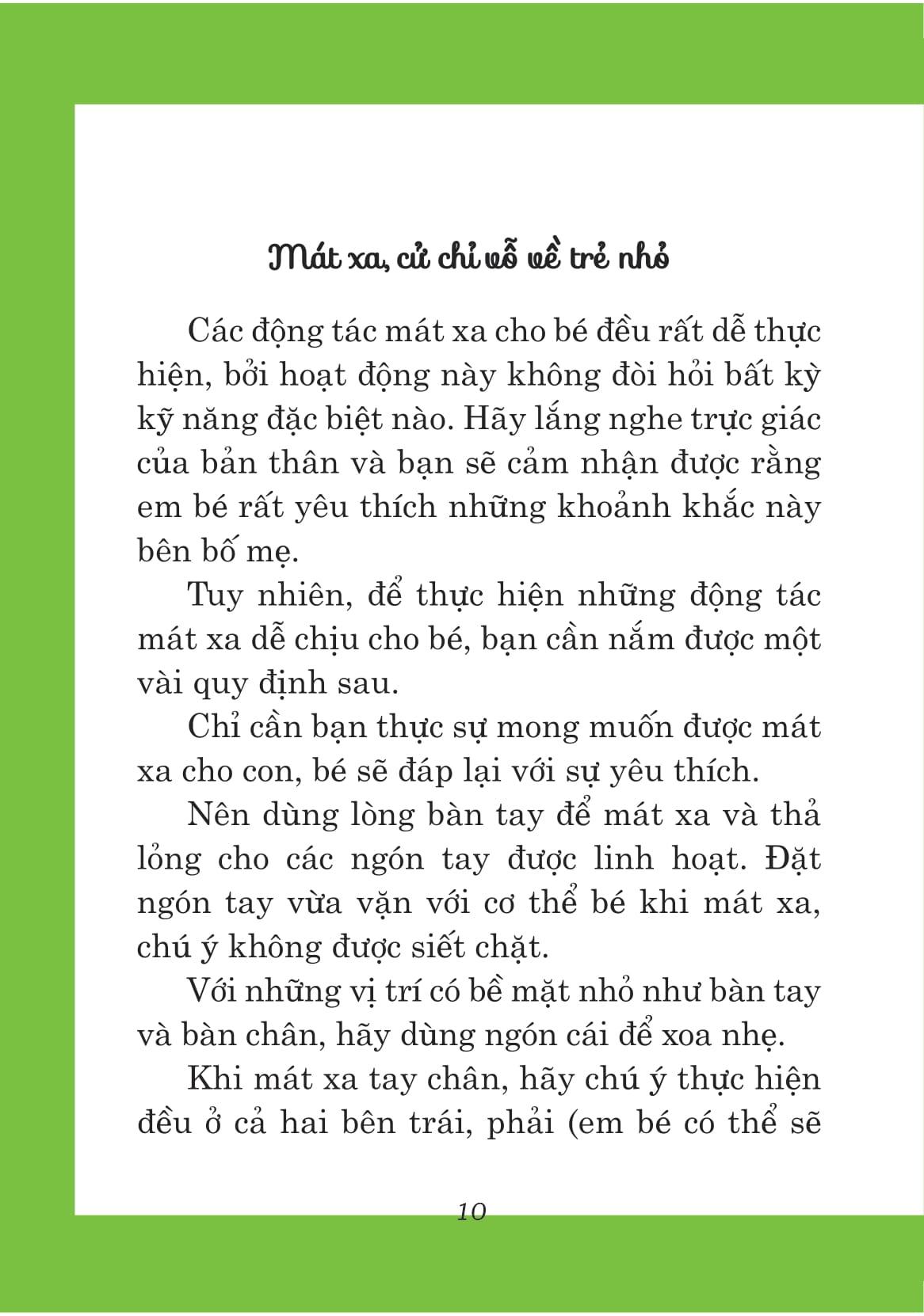Yêu Thương Từ Bàn Tay Mẹ - 100 Liệu Pháp Thư Giãn Và Mát Xa Cho Bé