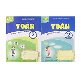 Sách - Combo Toán 2 - (Tập 1 + Tập 2) dành cho buổi học thứ 2 (Kết nối tri thức với cuộc sống)