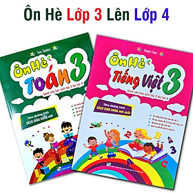 Sách - Combo Ôn Hè Toán Và Tiếng Việt Lớp 3 - Dành Cho Học Sinh Lớp 3 Lên Lớp 4 Chương Trình Mới