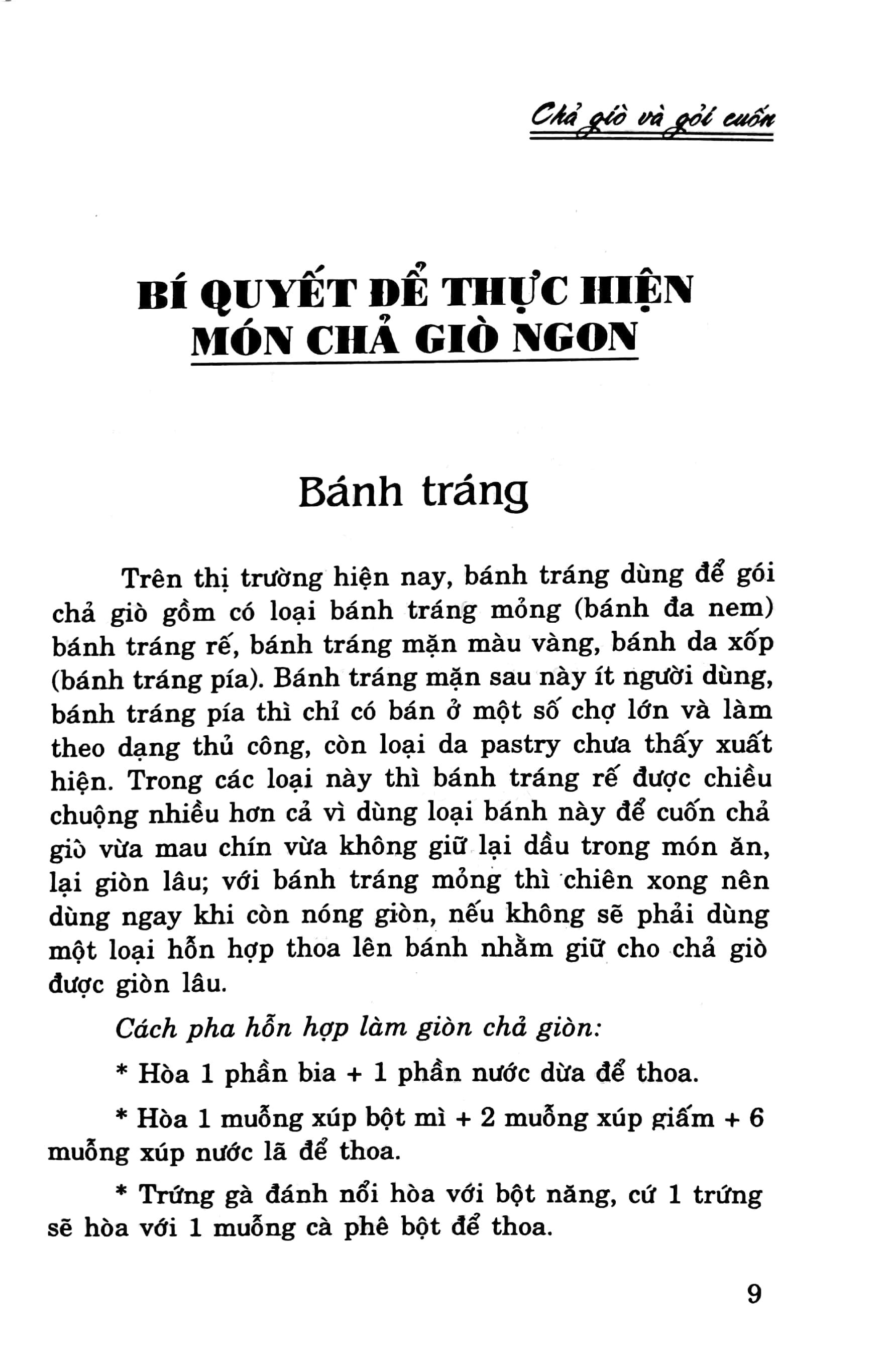 Chả Giò Và Gỏi Cuốn