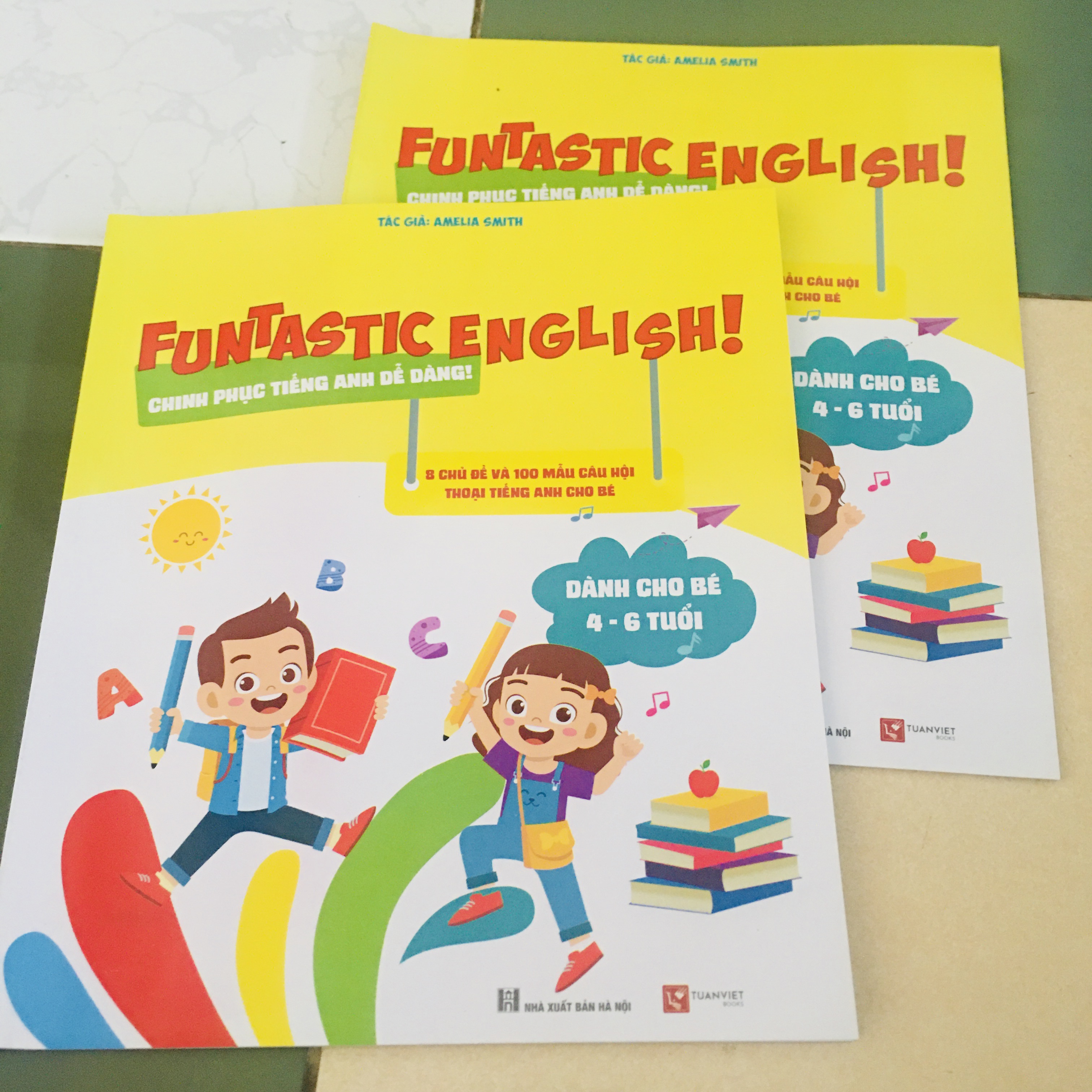 Sách- Chinh Phục Tiếng Anh dễ dàng (dành cho bé 4 - 6 tuổi) Funtastic English