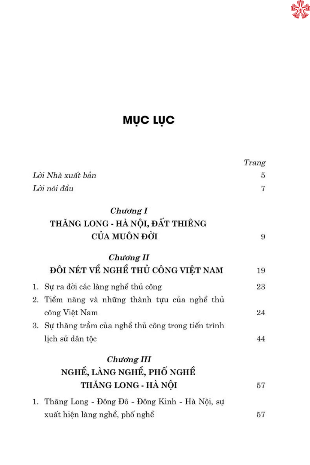 Làng nghề phố nghề Thăng Long Hà Nội ( bản in 2024)