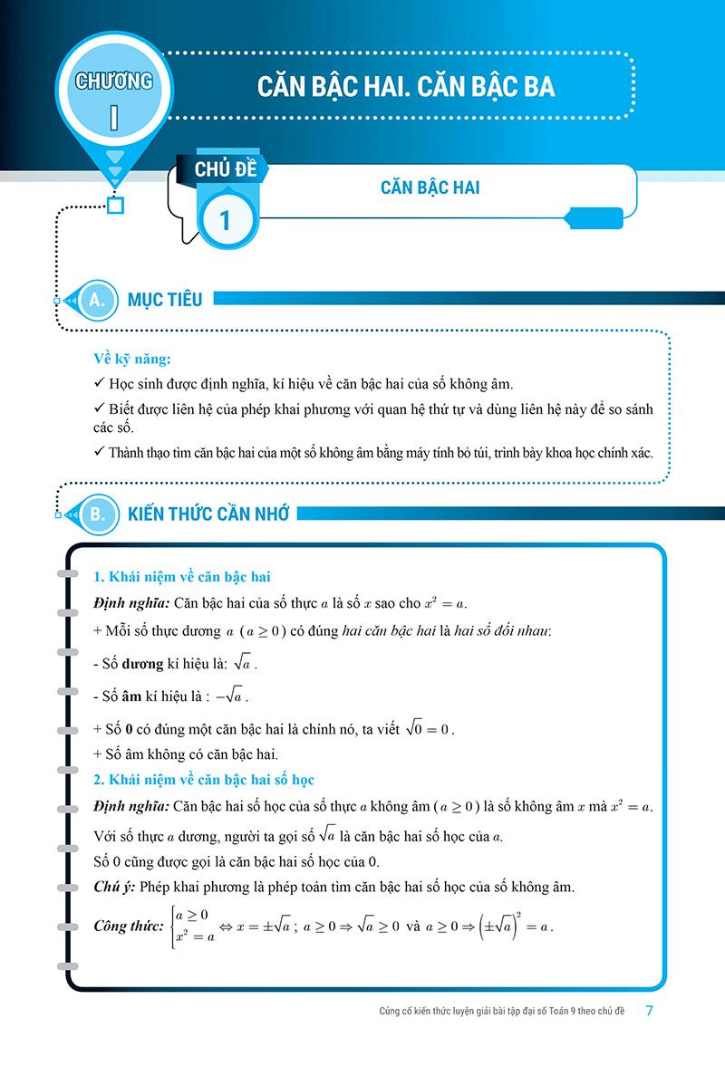 Củng Cố Kiến Thức Luyện Giải Bài Tập Đại Số Toán 9 (Theo Chủ Đề)