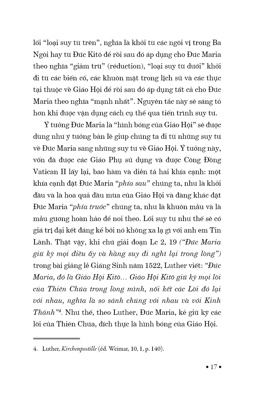 ĐỨC MARIA - TẤM GƯƠNG CHO GIÁO HỘI