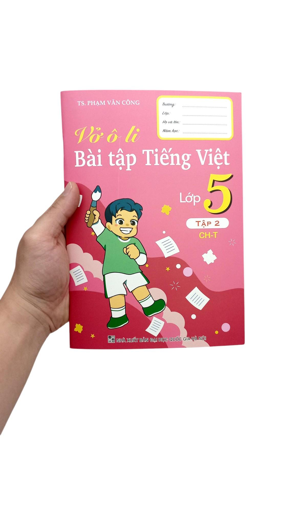 Sách - Vở Ô Li Bài Tập Tiếng Việt Lớp 5 - Tập 2 (Chân Trời)