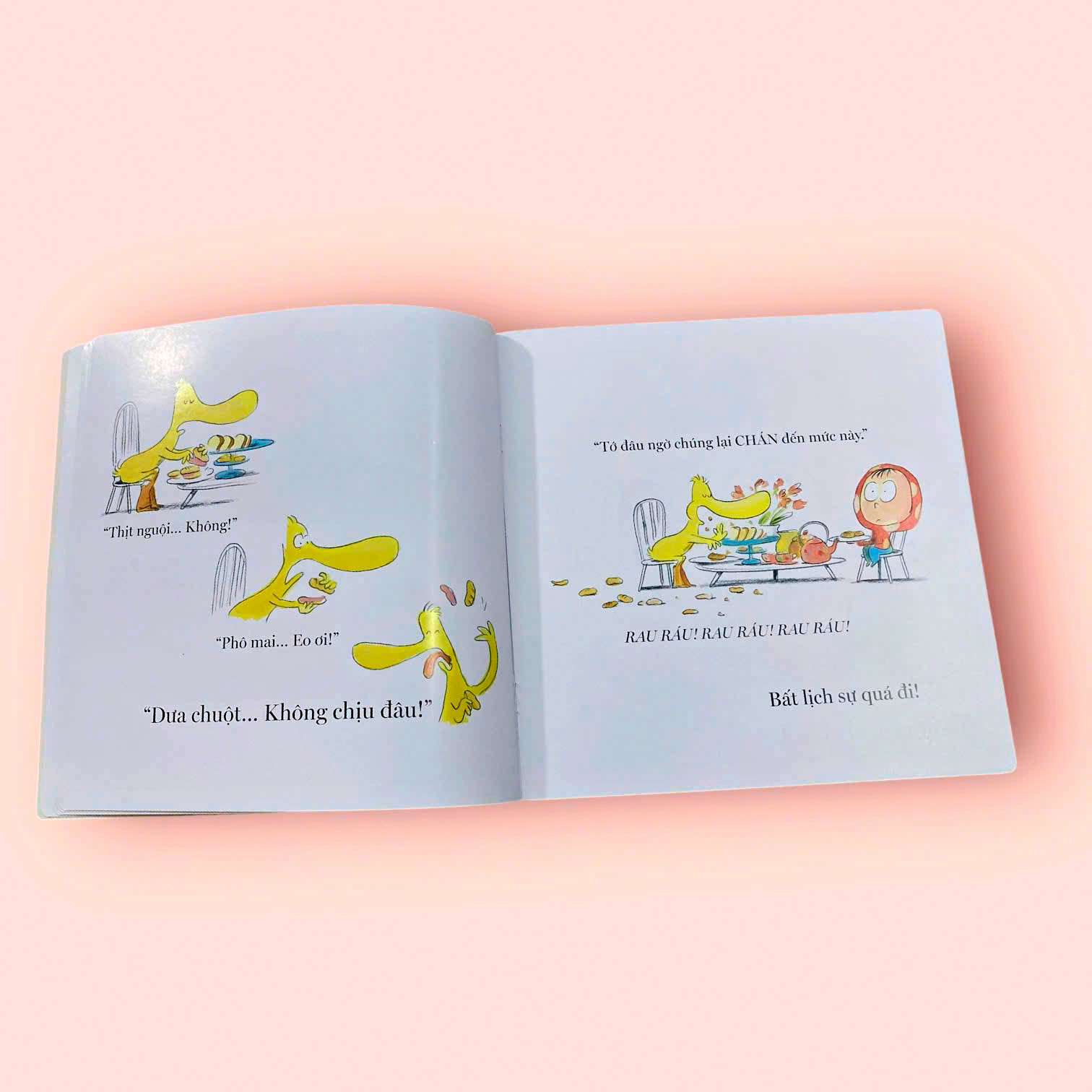 Sách cho bé - Bất Lịch Sự Quá Đi! - Vịt và Chấm - Sách tranh - Dành cho trẻ 3+