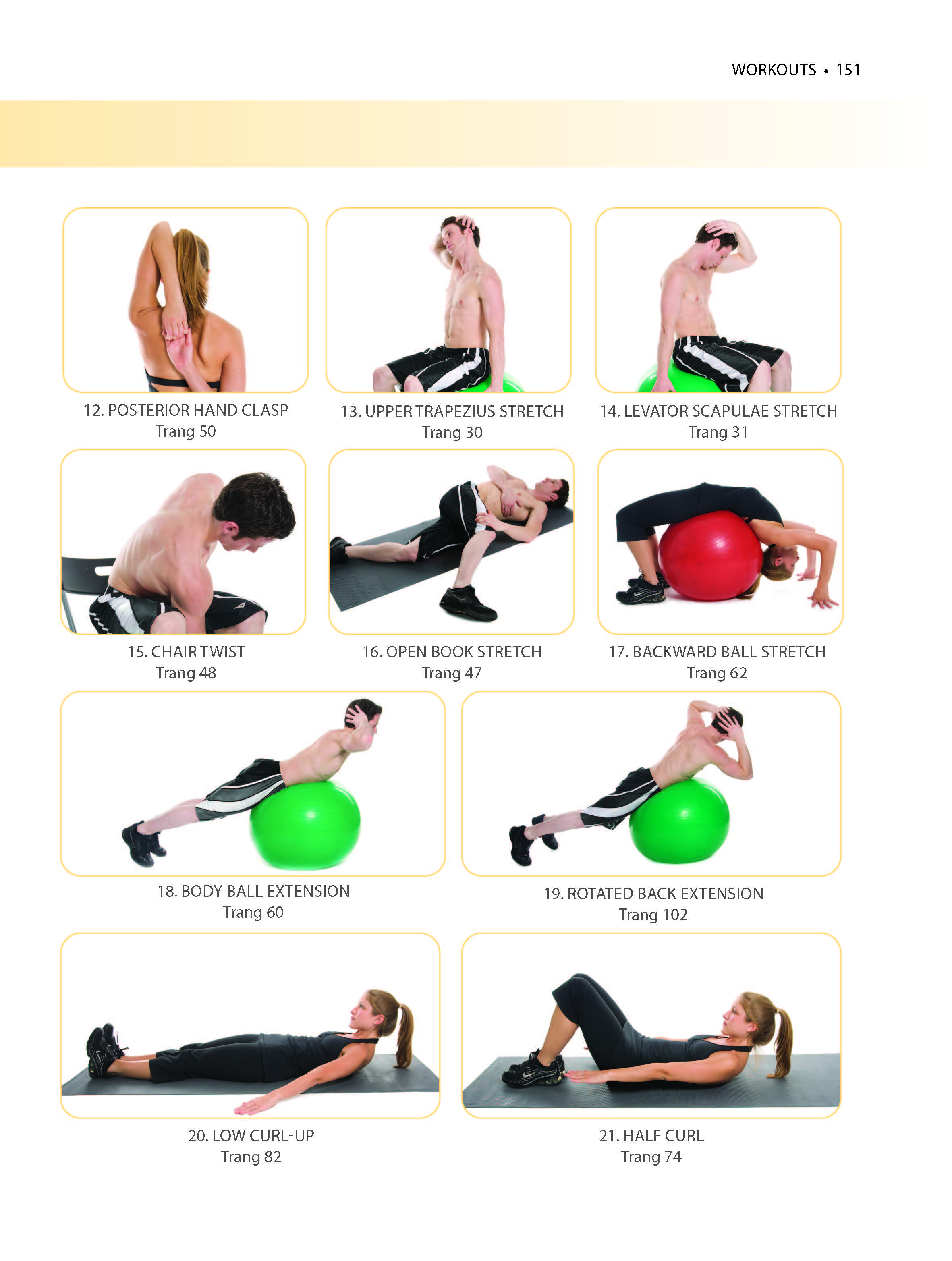 Cổ, Vai, Lưng Khỏe Mạnh Với Bài Tập Cơ Bản (In màu)
