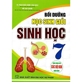 Sách - Bồi Dưỡng Học Sinh Giỏi Sinh Học Lớp 7 - Dùng Chung Cho Các Bộ SGK Hiện Hành - Hồng Ân