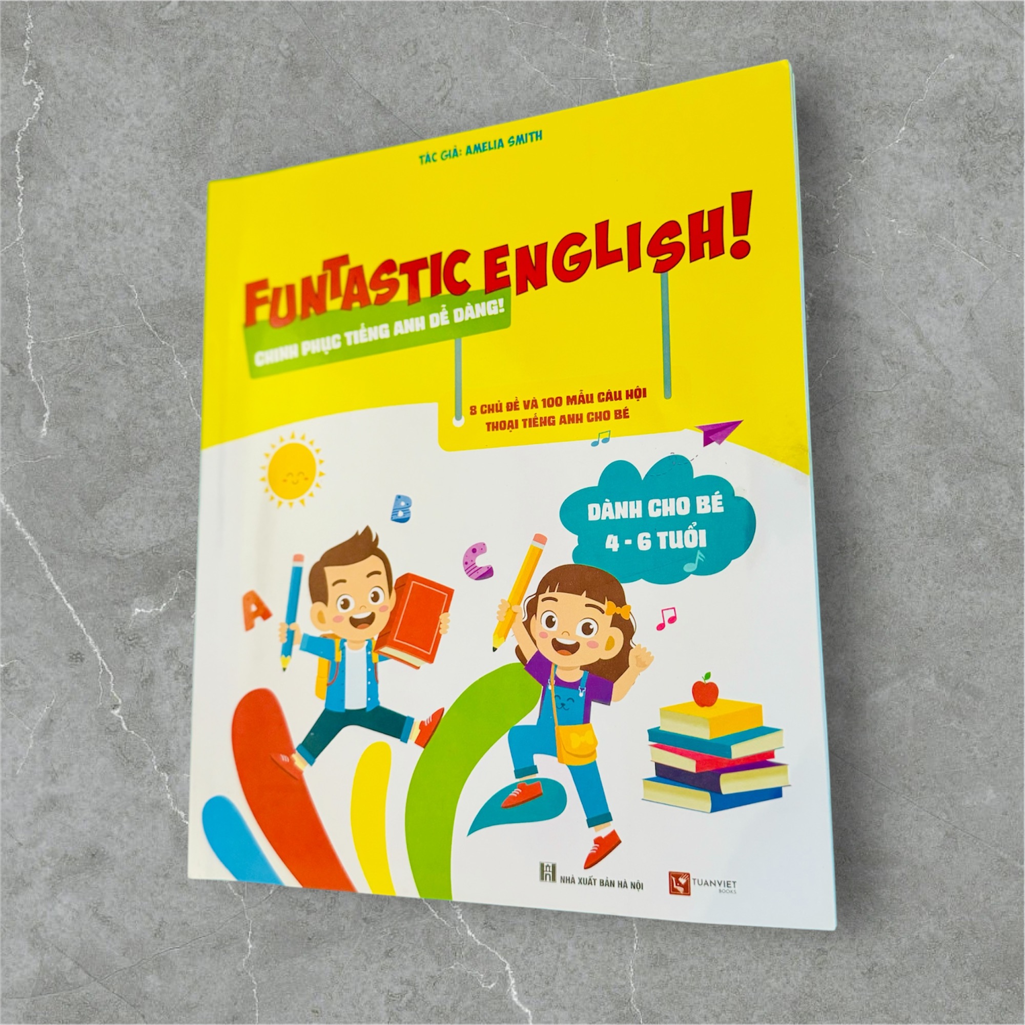 Sách- Chinh Phục Tiếng Anh dễ dàng (dành cho bé 4 - 6 tuổi) Funtastic English