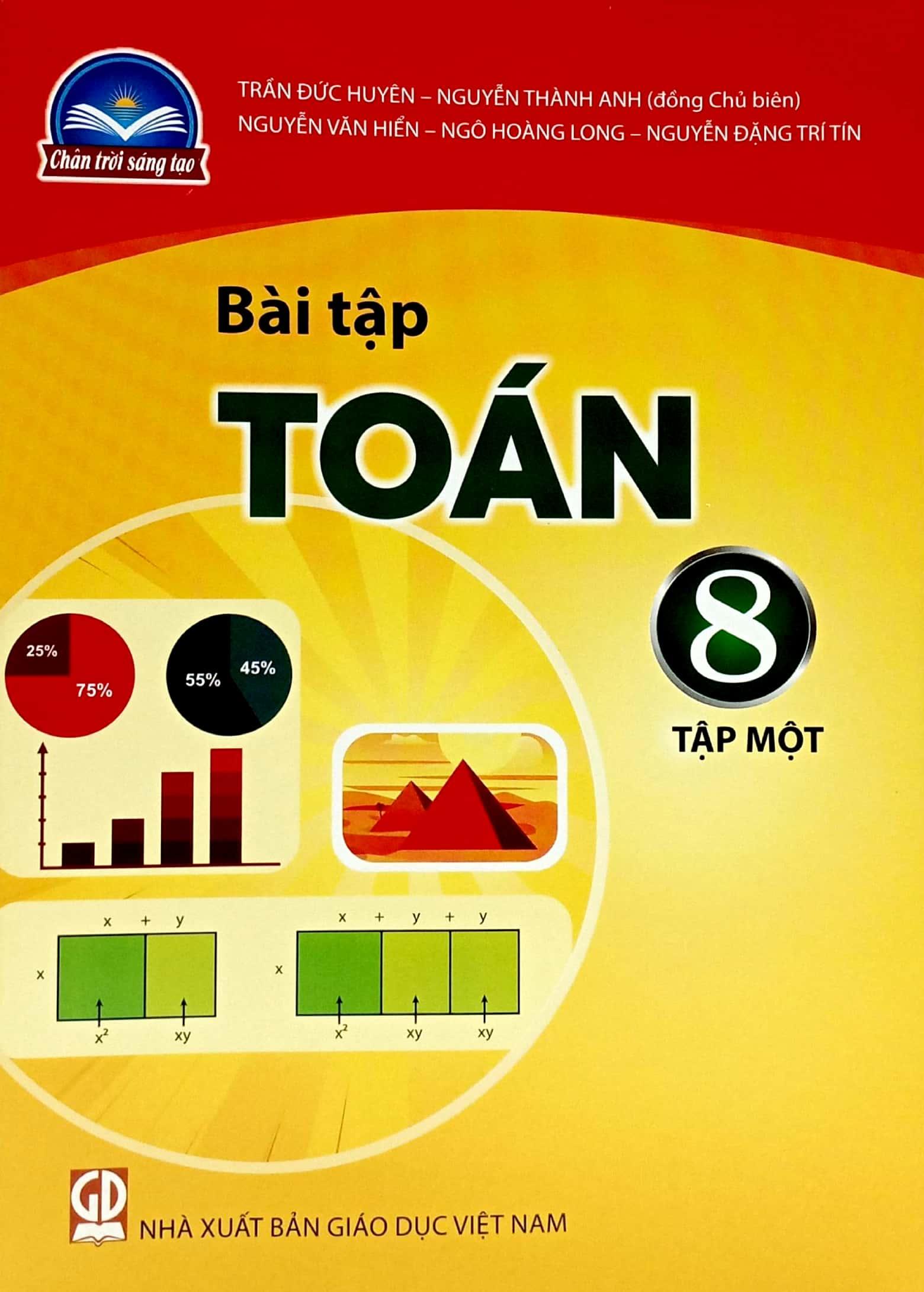 Bài Tập Toán 8 - Tập 1 (Chân Trời Sáng Tạo) (2023)