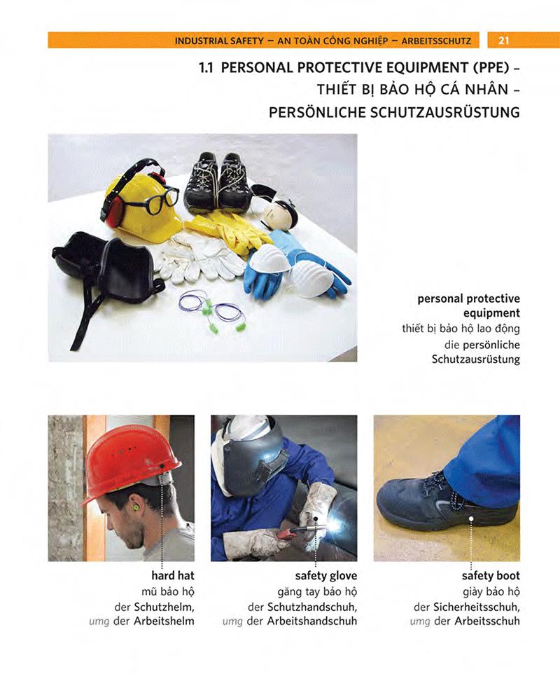 Từ Điển Bằng Hình Ngành Cơ Khí, Điện Máy Và Vật Liệu Công Trình Anh - Việt - Đức