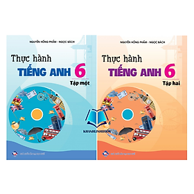Sách - Combo Thực hành Tiếng Anh 6 - tập 1 + 2 (KP)