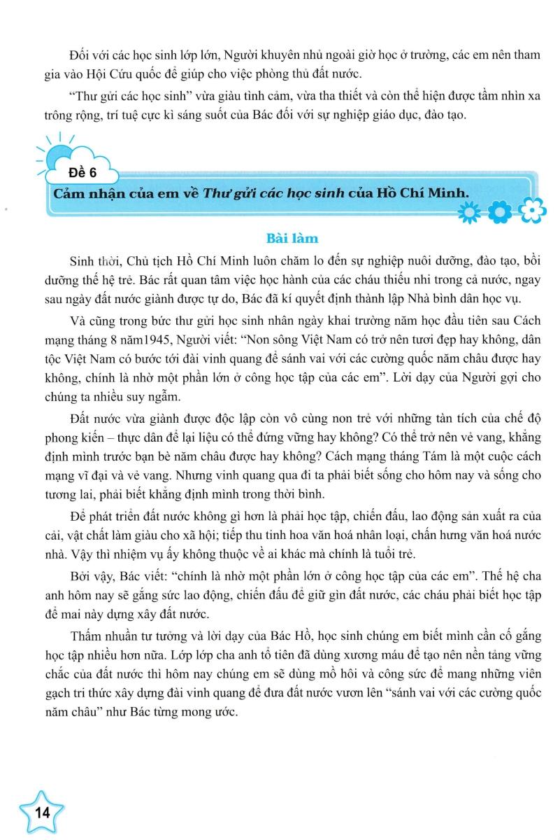 Sách - Những Bài Làm Văn Mẫu 5 - Tập 1 (Cánh Diều)