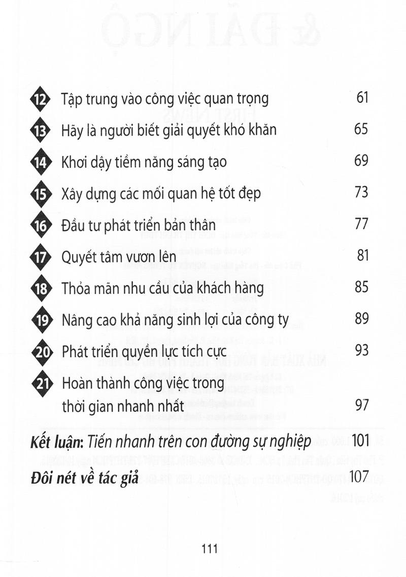 Để Được Trọng Dụng & Đãi Ngộ (Tái Bản 2016)