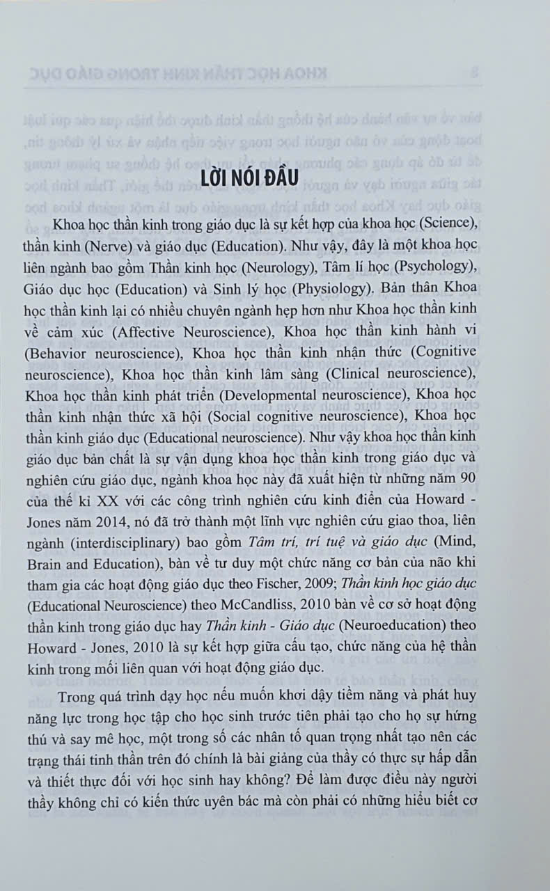 Sách - Khoa học thần kinh trong giáo dục