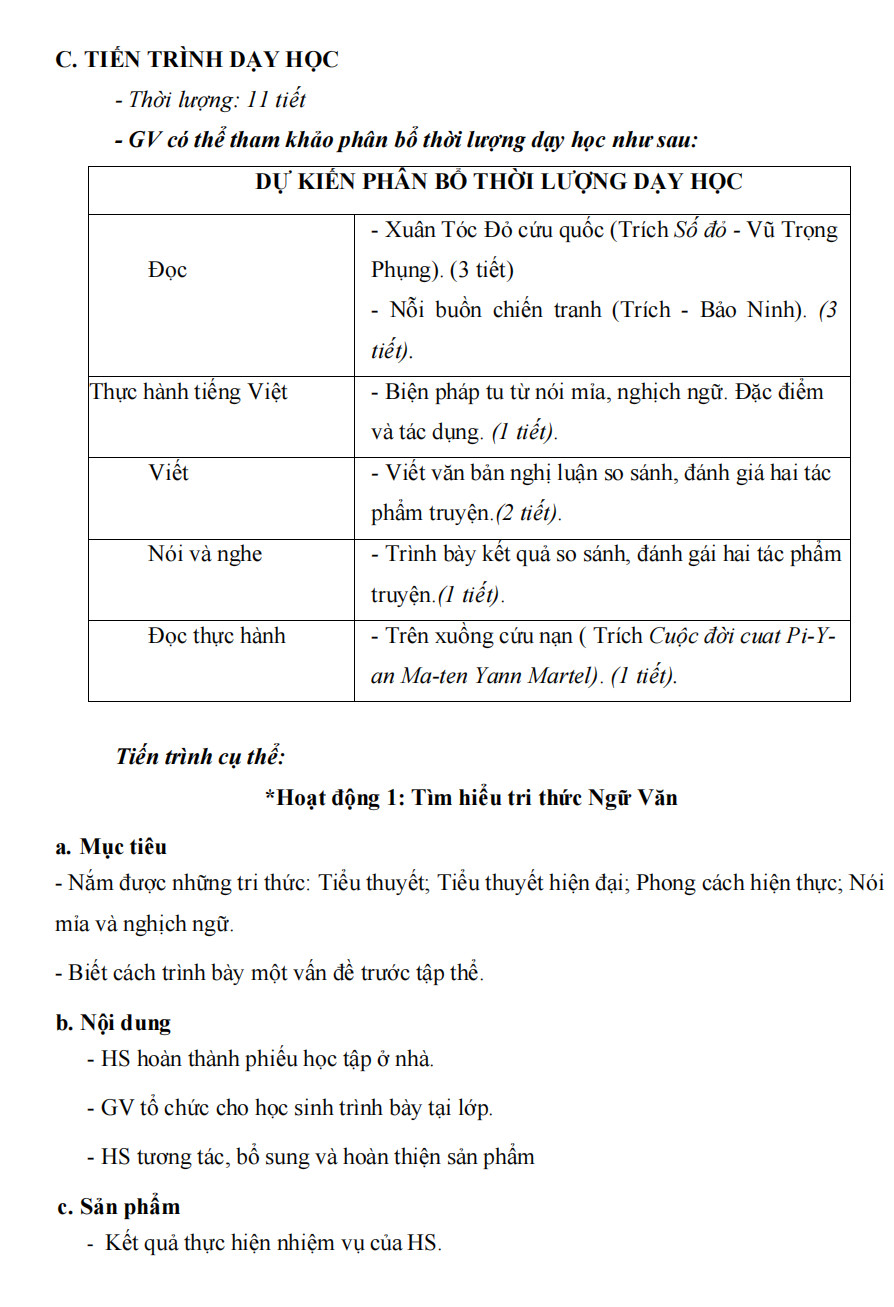 Sách - Kế hoạch bài dạy ngữ văn 12 - tập 2 (Kết Nối)