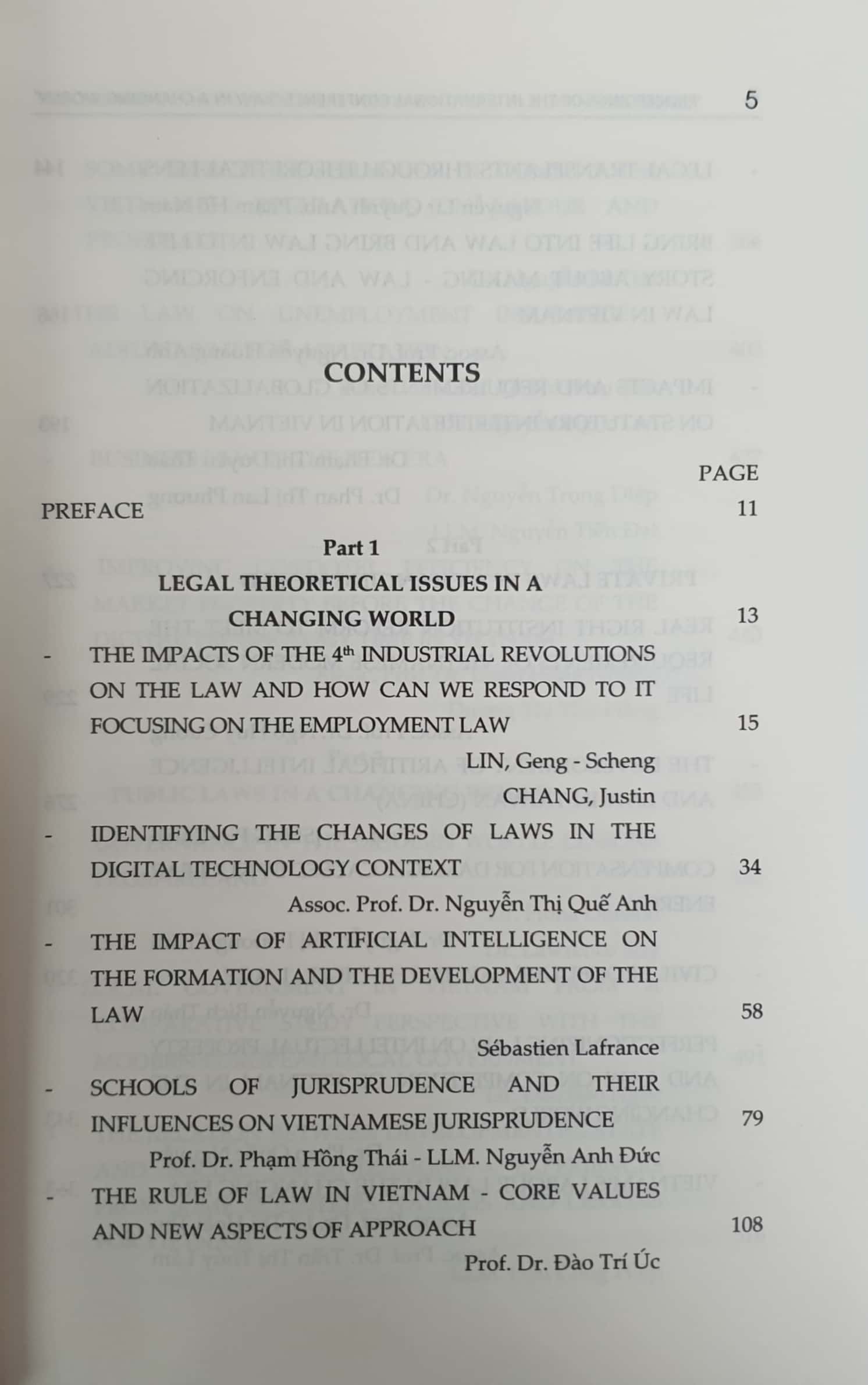 Proceedings of the international conference "Law in a changing world"