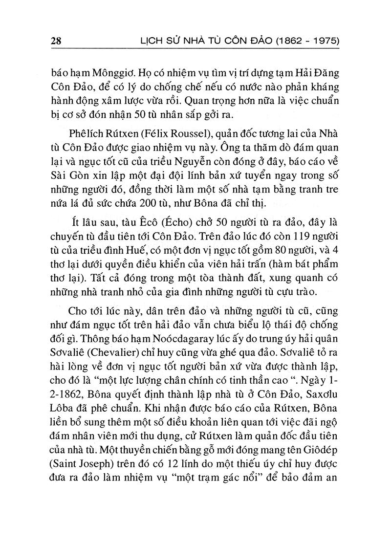 Lịch Sử Nhà Tù Côn Đảo