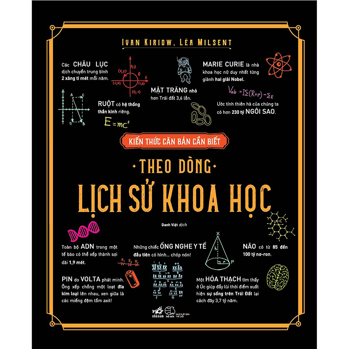 Combo 2 cuốn sách: Những anh hùng của lịch sử (bìa cứng) + Kiến thức căn bản cần biết - Theo dòng lịch sử khoa học