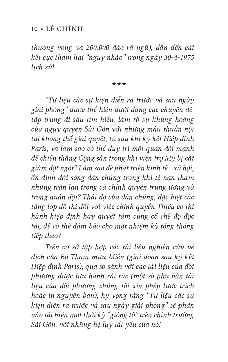 Tư Liệu Các Sự Kiện Diễn Ra Trước Và Sau Ngày Giải Phóng