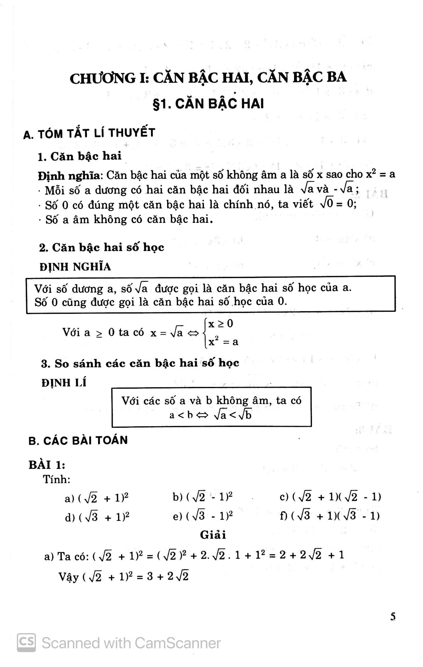 Luyện Thi Toán Đại Số Lớp 9