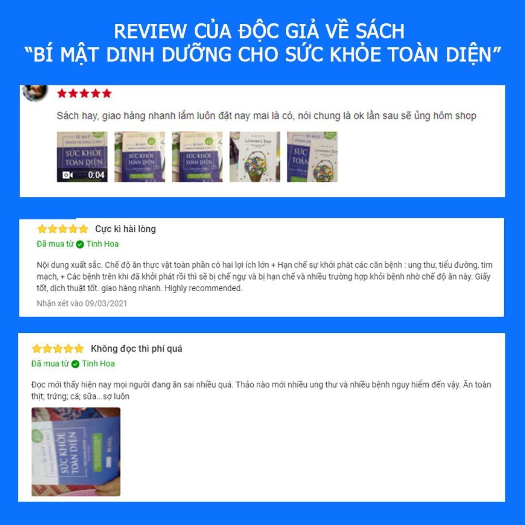Combo sách: Ăn lành sống mạnh Trái đất thêm xanh + Bí mật dinh dưỡng cho sức khỏe toàn diện (TB) + Liệu Trình Dinh Dưỡng Tối Ưu - Phương Pháp Đơn Giản Để Giảm Cân & Chữa Bệnh Theo Chế Độ Dinh Dưỡng Thực Vật Toàn Phần