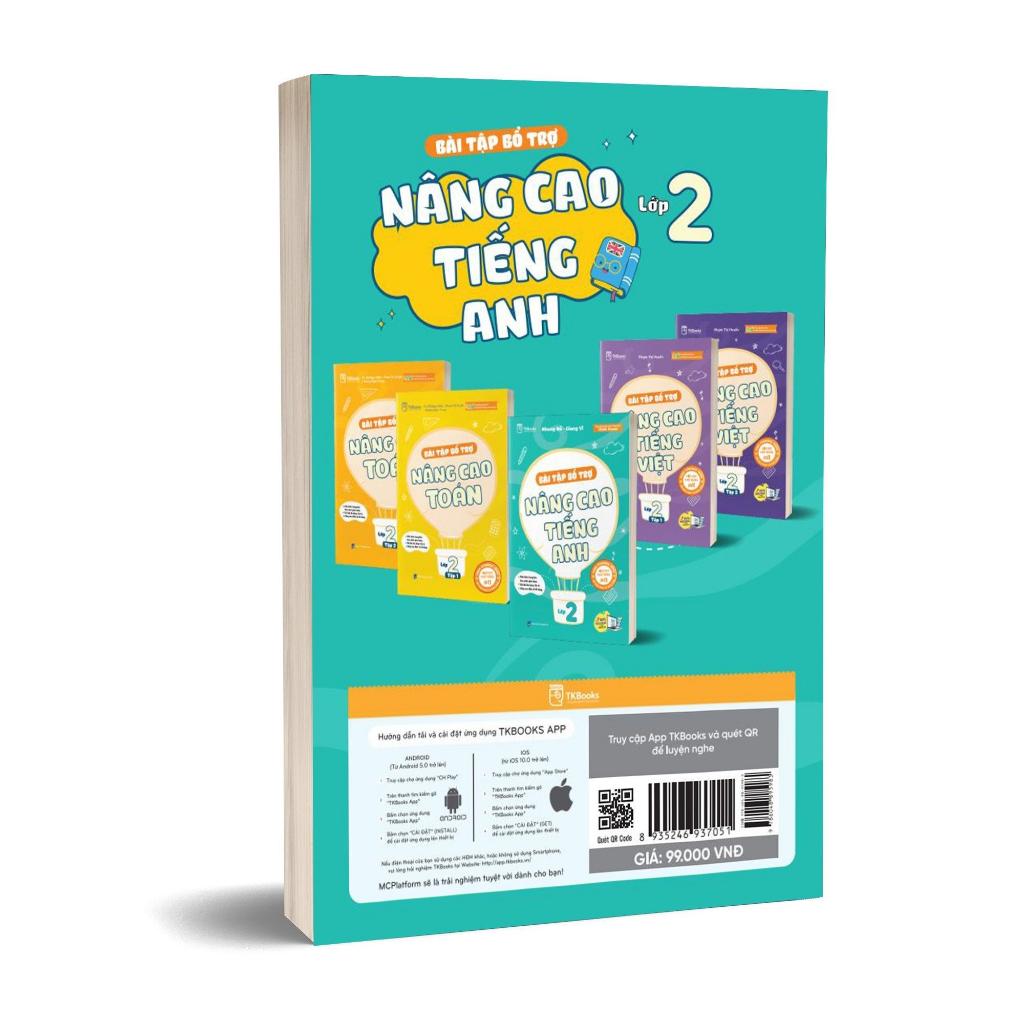 Bài tập bổ trợ nâng cao tiếng Anh lớp 2 - Theo Chương Trình Giáo Khoa - Bản Quyền
