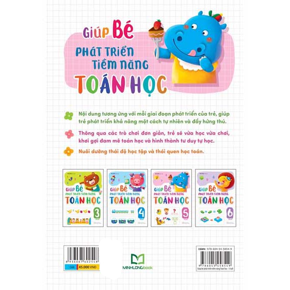 Giúp Bé Phát Triển Tiềm Năng Toán Học: 5 Tuổi - Bản Quyền