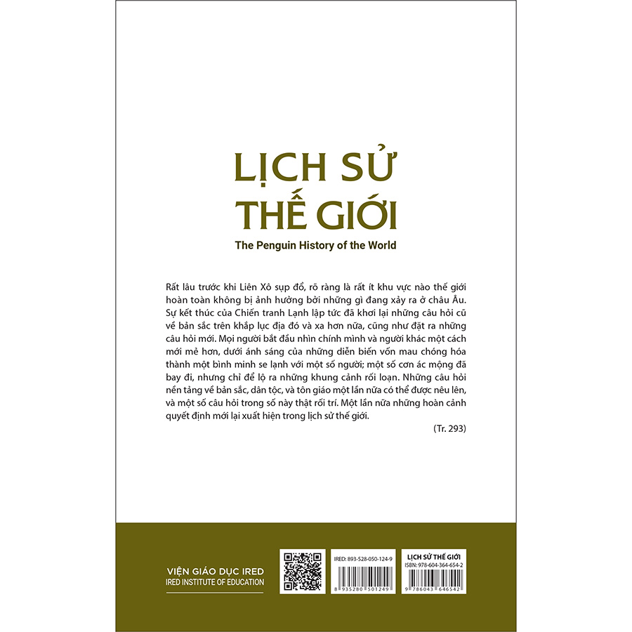 Bộ sách Lịch Sử Thế Giới - The Penguin History of the World (5 Tập)