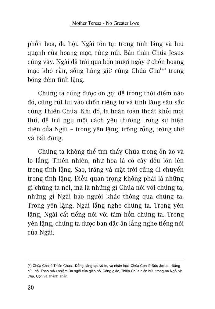 Mẹ Teresa - Trên Cả Tình Yêu (Tái Bản)