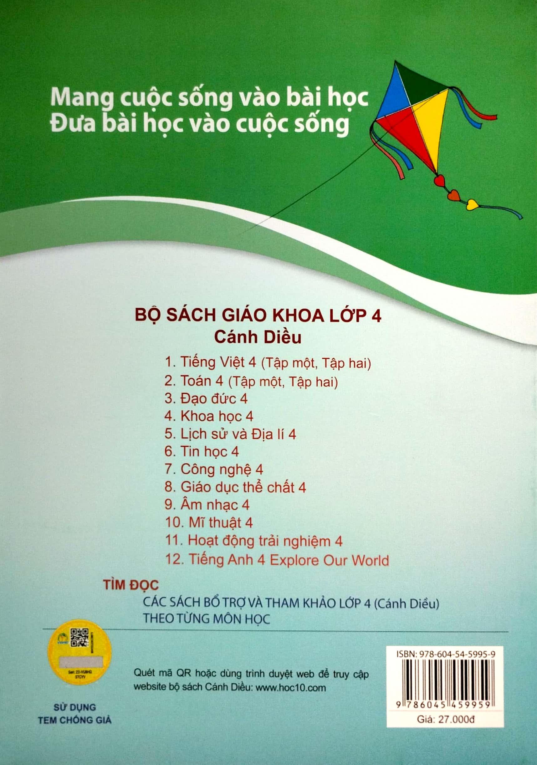 Vở Bài Tập Toán 4 - Tập 1 (Cánh Diều) (Chuẩn)