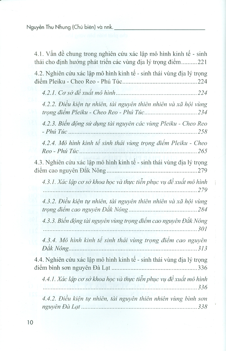 Các Mô Hình Kinh Tế Sinh Thái Cho Phát Triển Bền Vững Khu Vực Tây Nguyên (Bộ Sách Chuyên Khảo Tài Nguyên Thiên Nhiên Và Môi Trường Việt Nam) (Bìa Cứng)