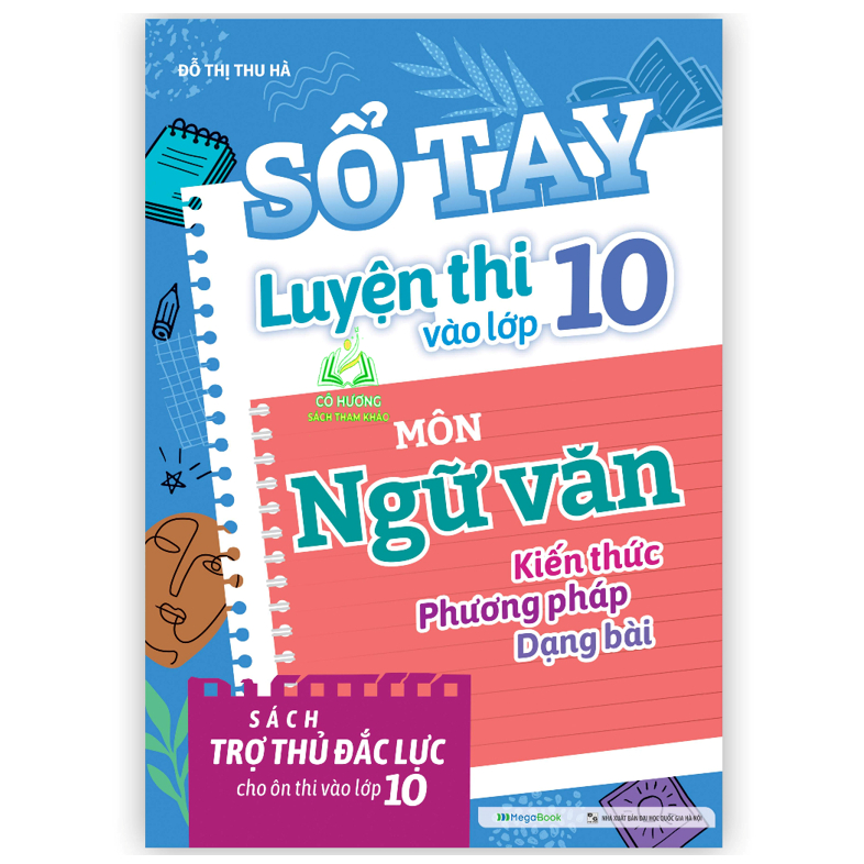 Sách - Combo Sổ tay luyện thi vào lớp 10 Môn Toán - Văn - Anh
