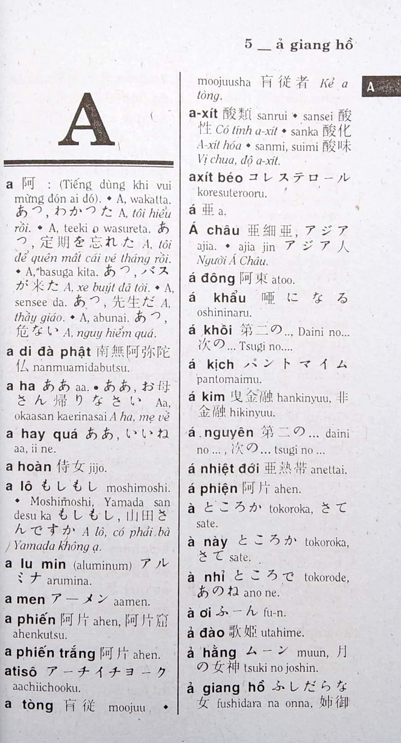 Từ Điển Việt - Nhật