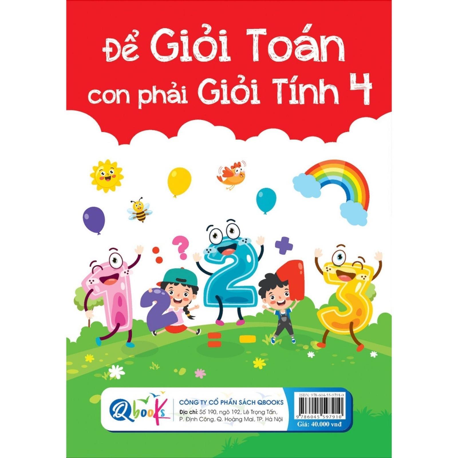 Để Giỏi TOÁN Con Phải Giỏi Tính 4 - Bản Quyền