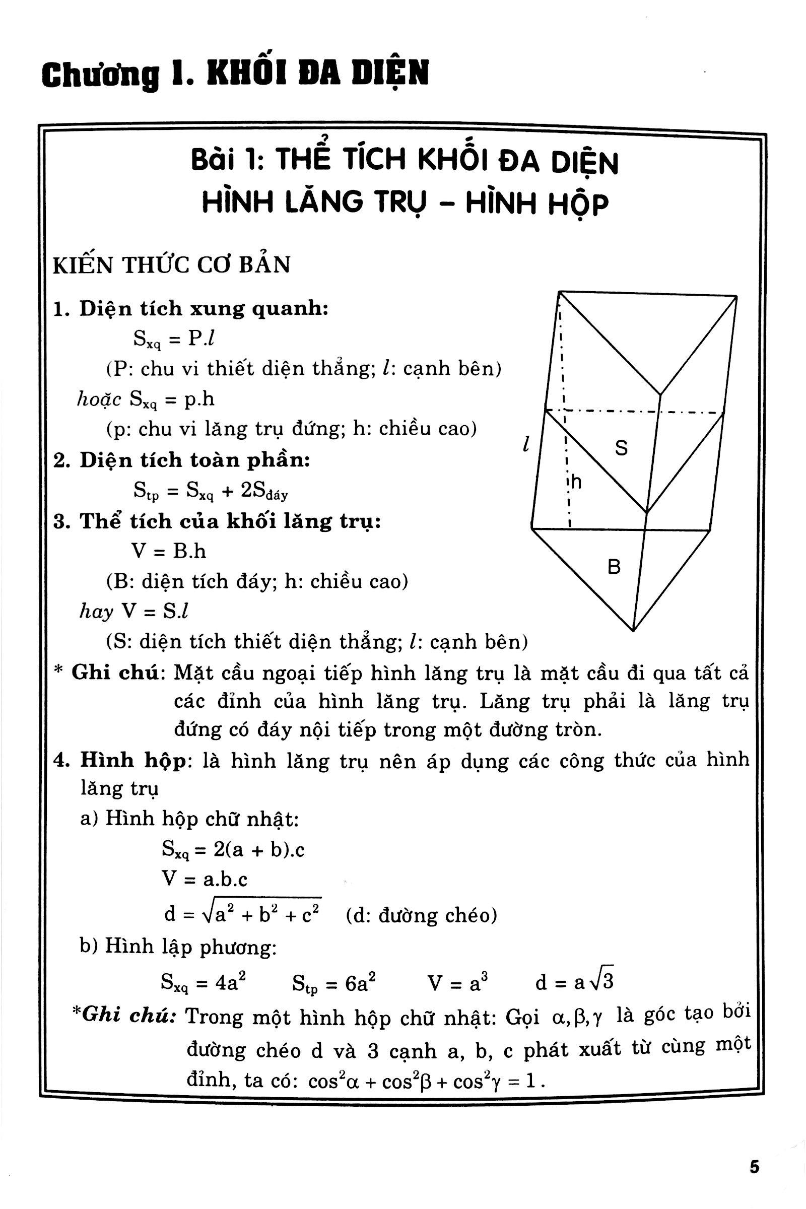 Phân Loại Và Phương Pháp Giải Các Dạng Bài Tập Hình Học 12