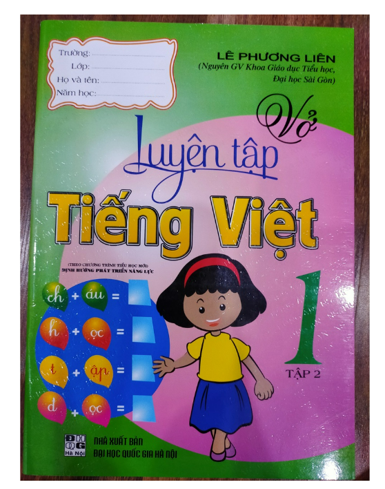 Sách - Vở Luyện Tập Tiếng Việt 1 Tập 2 (Theo Chương Trình Tiểu Học Mới Định Hướng Phát Triển Năng Lực)