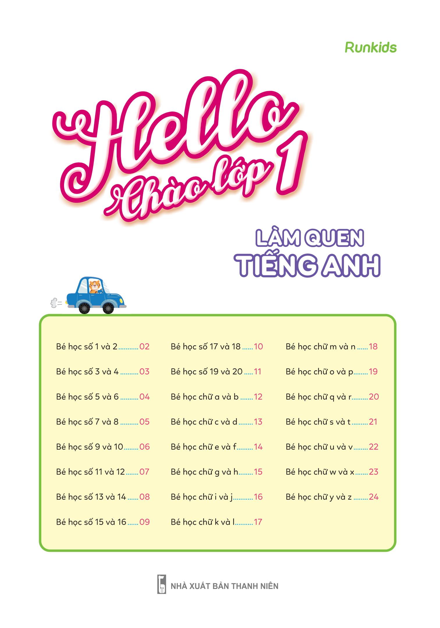 Hello Chào Lớp 1 - Làm Quen Tiếng Anh