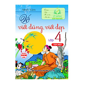 sách - Vở viết đúng, viết đẹp lớp 4 (tập 1) - dùng chung cho các bộ sgk hiện hành ( HA )
