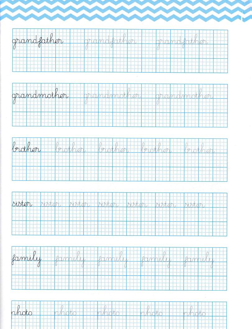 English Handwriting - Vở Tập Viết Tiếng Anh Lớp 3 - Tập 2