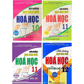 Sách- Combo Bồi dưỡng HSG Hóa học theo chuyên đề lớp 10+11+12 (4 cuốn) ( Dùng chung cho các bộ SGK hiện hành (HA)