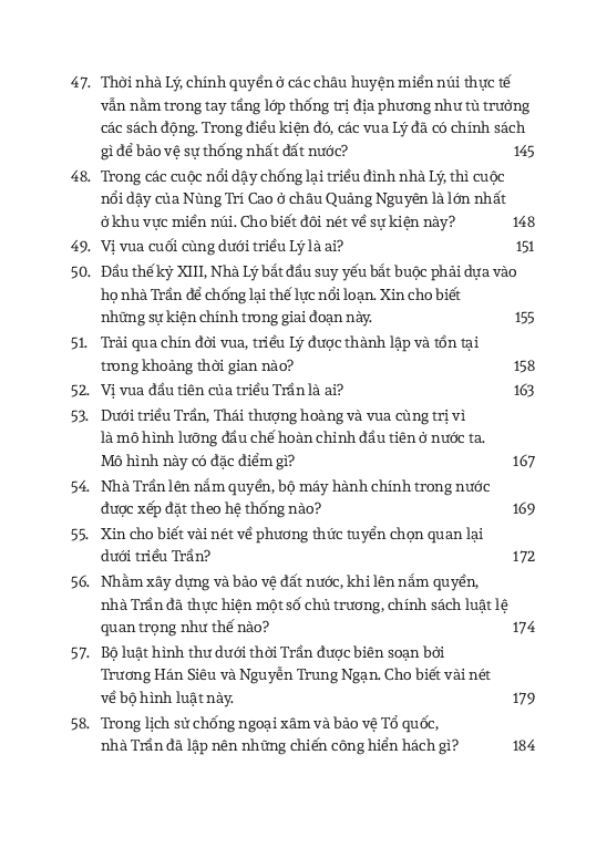 Hỏi Đáp Lịch Sử Việt Nam, Tập 2: Nước Việt Nam Dưới Đời Ngô, Đinh, Tiền Lê, Lý, Trần, Hồ