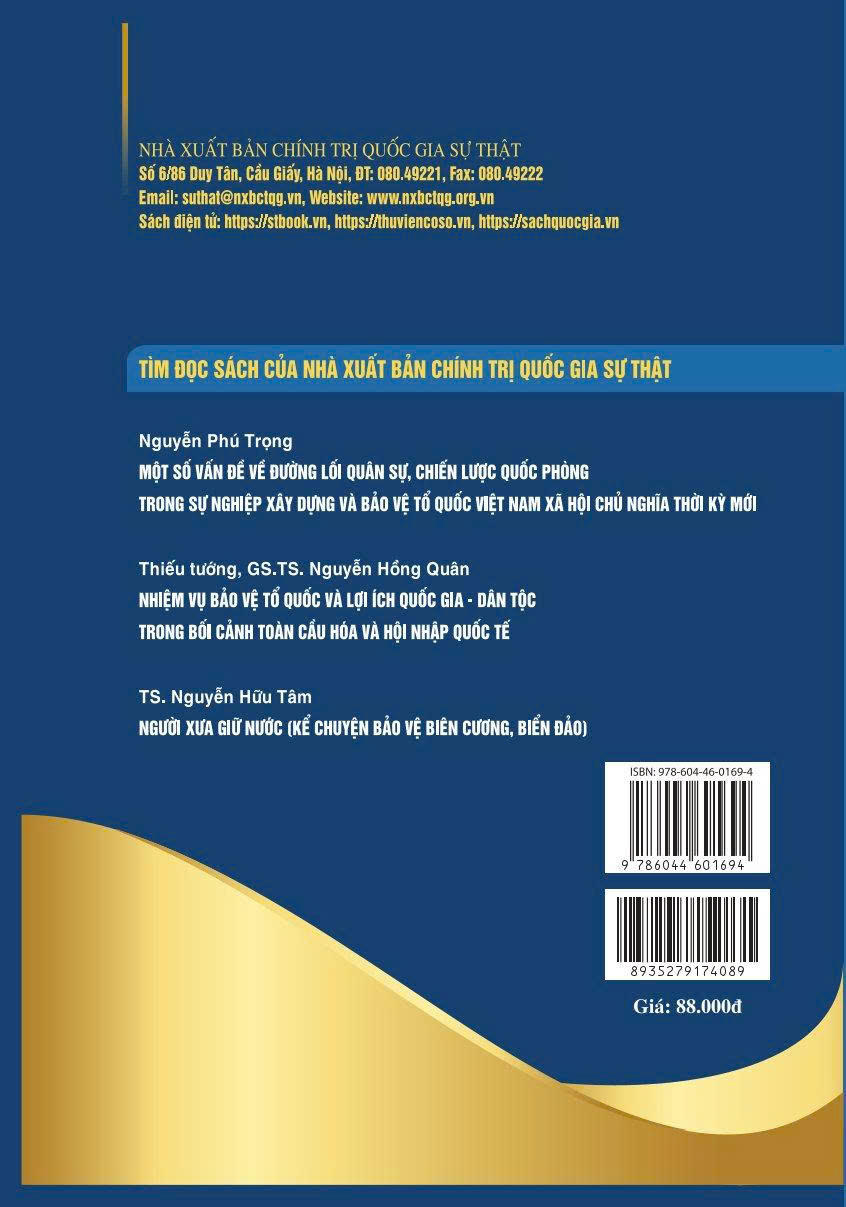 Tư tưởng ngoại giao bảo vệ Tổ quốc trong lịch sử dân tộc Việt Nam (từ thuở lập nước đến năm 1930) (Sách chuyên khảo)